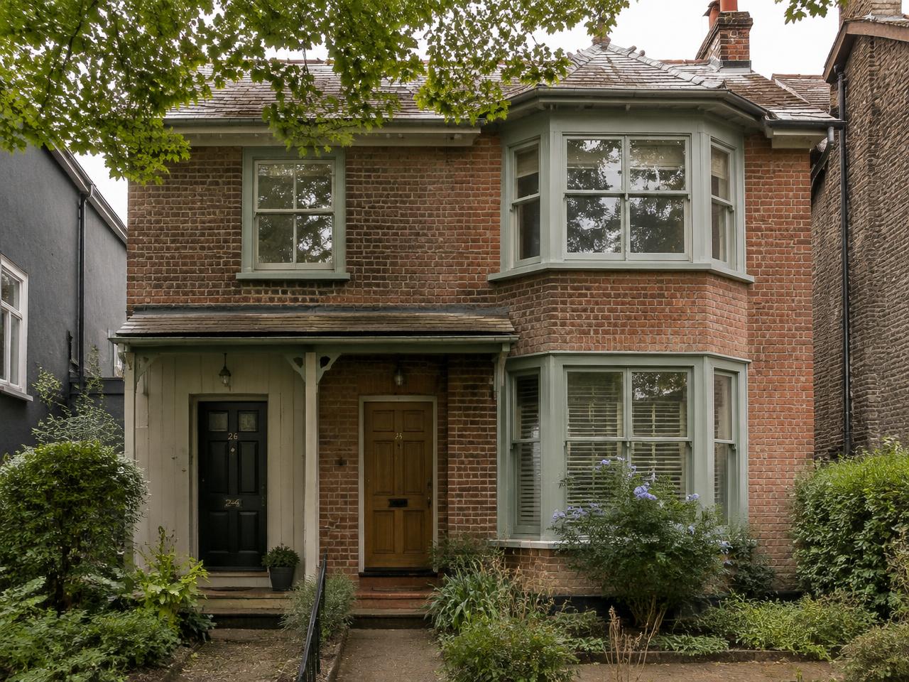 Sample Home No. 3 — A two-unit building included to show how investment records display: separate entrances, s